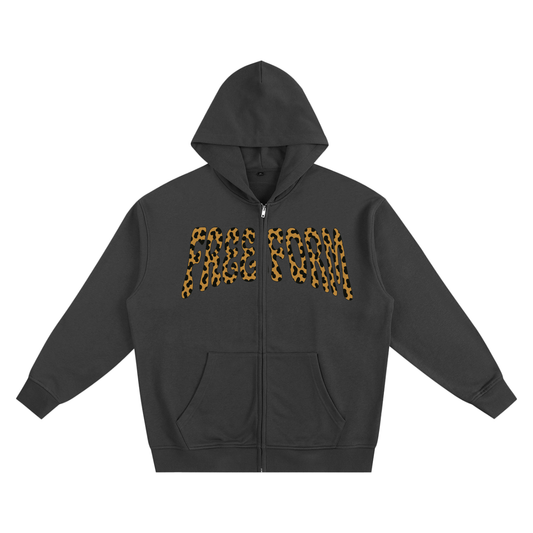 FreeForm Cheetah Print Zip Up