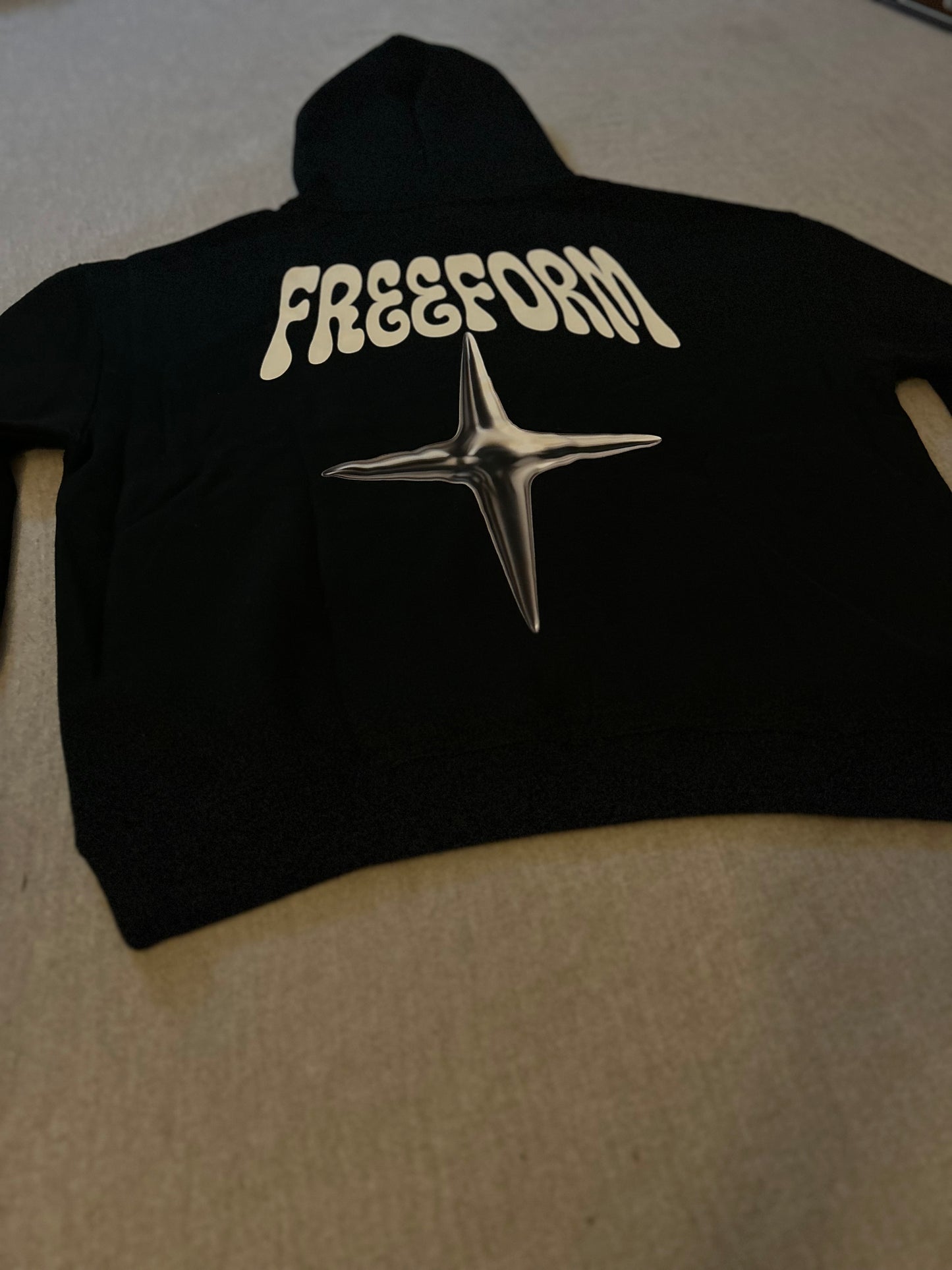 FreeForm Moto Fleeced Hoodie