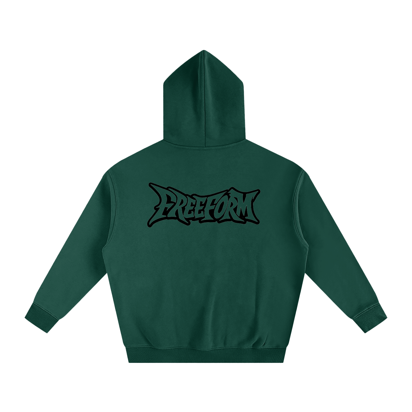 FreeForm Graffiti  Fleeced Hoodie